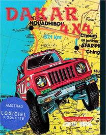 Box cover for Dakar 4x4 on the Amstrad CPC.