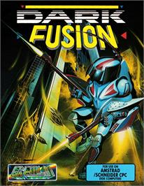 Box cover for Dark Fusion on the Amstrad CPC.