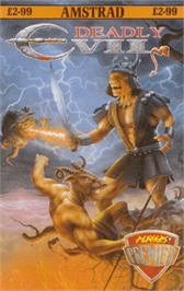 Box cover for Deadly Evil on the Amstrad CPC.