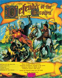 Box cover for Defender of the Crown on the Amstrad CPC.