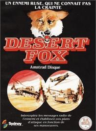 Box cover for Desert Fox on the Amstrad CPC.