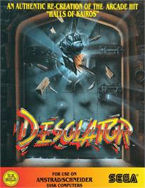 Box cover for Desolator on the Amstrad CPC.