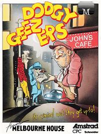 Box cover for Dodgy Geezers on the Amstrad CPC.