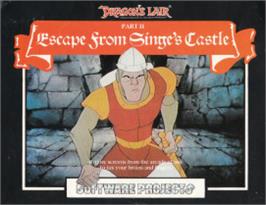 Box cover for Dragon's Lair Part II - Escape from Singe's Castle on the Amstrad CPC.