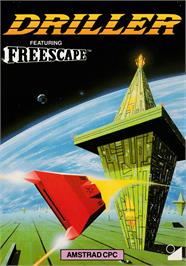 Box cover for Driller on the Amstrad CPC.