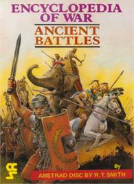 Box cover for Encyclopedia of War: Ancient Battles on the Amstrad CPC.