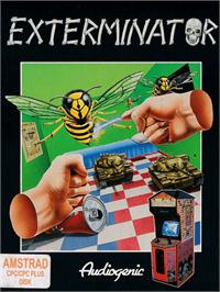 Box cover for Exterminator on the Amstrad CPC.
