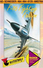 Box cover for F-16 Fighting Falcon on the Amstrad CPC.
