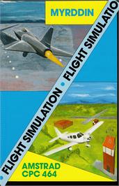 Box cover for Flight Simulation on the Amstrad CPC.