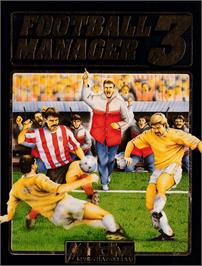 Box cover for Football Manager 3 on the Amstrad CPC.