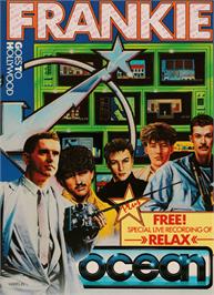 Box cover for Frankie Goes To Hollywood on the Amstrad CPC.