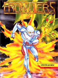 Box cover for Frontiers on the Amstrad CPC.