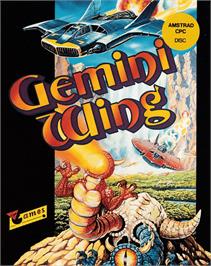 Box cover for Gemini Wing on the Amstrad CPC.