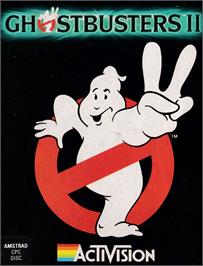 Box cover for Ghostbusters 2 on the Amstrad CPC.