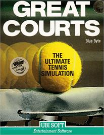 Box cover for Great Courts on the Amstrad CPC.