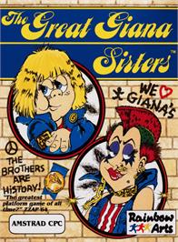 Box cover for Great Giana Sisters, The on the Amstrad CPC.