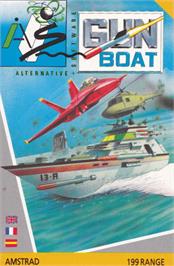 Box cover for Gunboat - River Combat Simulation on the Amstrad CPC.