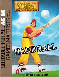 Box cover for HardBall on the Amstrad CPC.