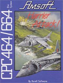 Box cover for Harrier Attack on the Amstrad CPC.