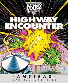 Box cover for Highway Encounter on the Amstrad CPC.