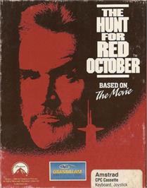 Box cover for Hunt for Red October on the Amstrad CPC.