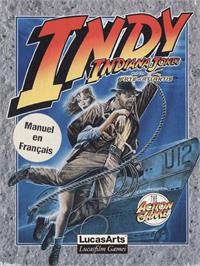 Box cover for Indiana Jones and the Fate of Atlantis on the Amstrad CPC.