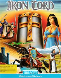 Box cover for Iron Lord on the Amstrad CPC.