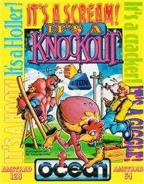 Box cover for It's A Knockout on the Amstrad CPC.