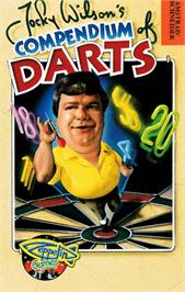 Box cover for Jocky Wilson's Compendium of Darts on the Amstrad CPC.