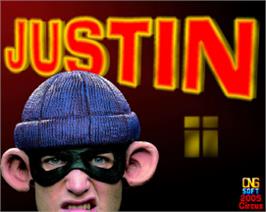 Box cover for Justin on the Amstrad CPC.