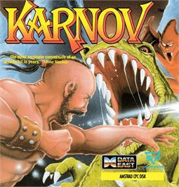 Box cover for Karnov on the Amstrad CPC.