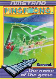Box cover for Konami's Ping Pong on the Amstrad CPC.