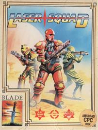 Box cover for Laser Squad on the Amstrad CPC.