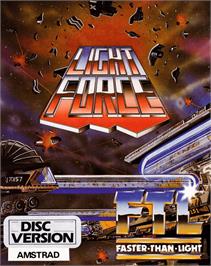Box cover for Light Force on the Amstrad CPC.