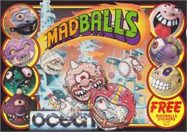 Box cover for Madballs on the Amstrad CPC.