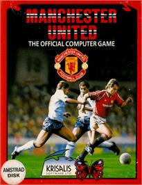 Box cover for Manchester United on the Amstrad CPC.