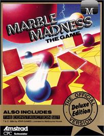 Box cover for Marble Madness Deluxe Edition on the Amstrad CPC.