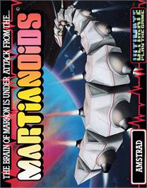 Box cover for Martianoids on the Amstrad CPC.