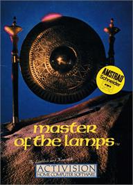 Box cover for Master of the Lamps on the Amstrad CPC.