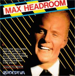 Box cover for Max Headroom on the Amstrad CPC.