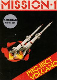 Box cover for Mission 1 - Project Volcano on the Amstrad CPC.
