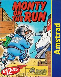 Box cover for Monty on the Run on the Amstrad CPC.