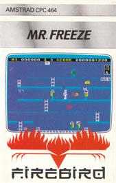 Box cover for Mr. Freeze on the Amstrad CPC.
