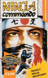 Box cover for Ninja Commando on the Amstrad CPC.