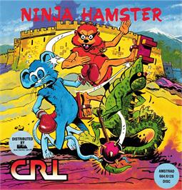 Box cover for Ninja Hamster on the Amstrad CPC.