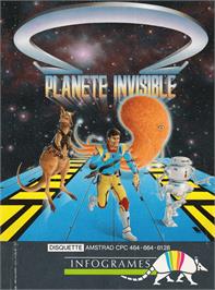 Box cover for Omega Planete Invisible on the Amstrad CPC.