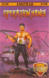 Box cover for Operation Hanoi on the Amstrad CPC.