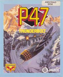 Box cover for P47 Thunderbolt on the Amstrad CPC.