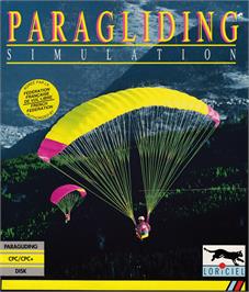 Box cover for Paragliding Simulation on the Amstrad CPC.