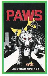 Box cover for Paws on the Amstrad CPC.